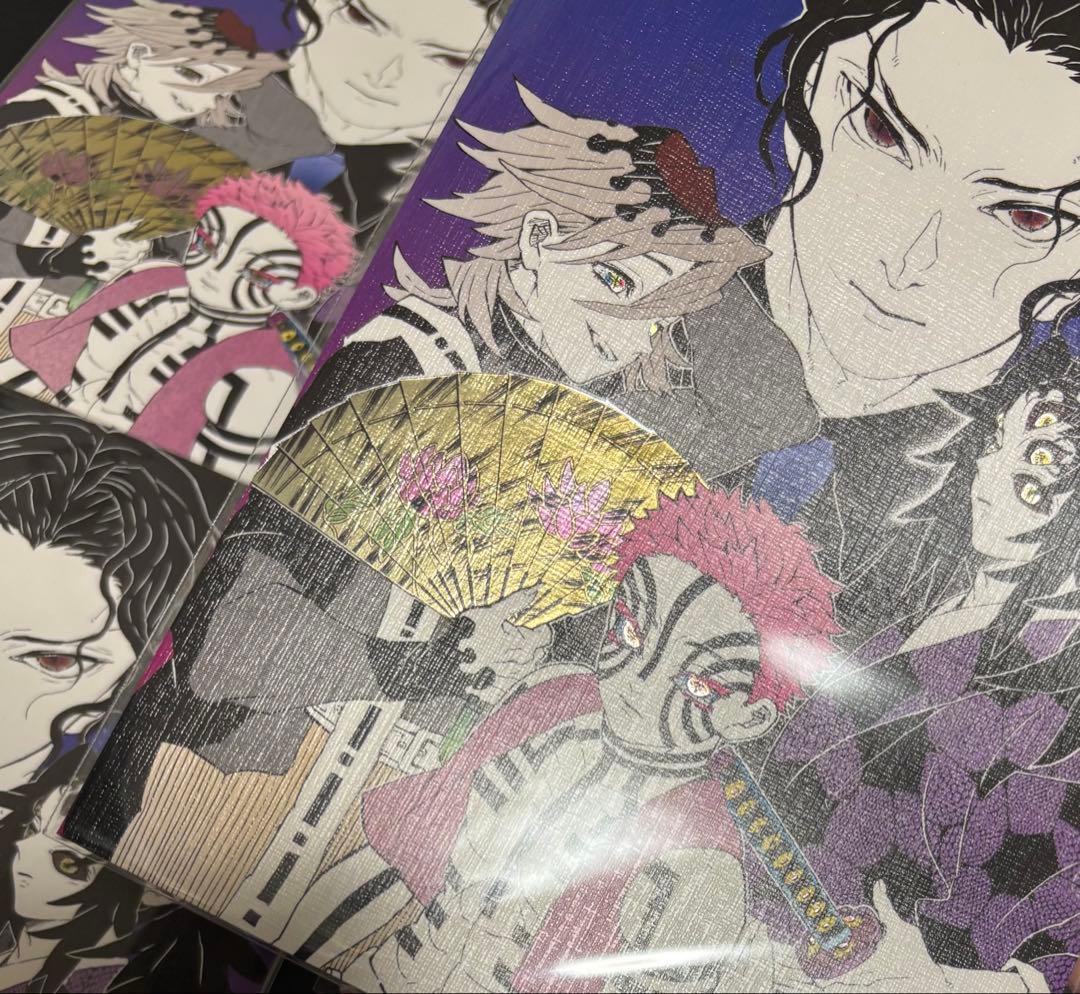 鬼滅の刃 原画展 箔押しイラストカードコレクション 無惨 黒死牟 童磨 猗窩座