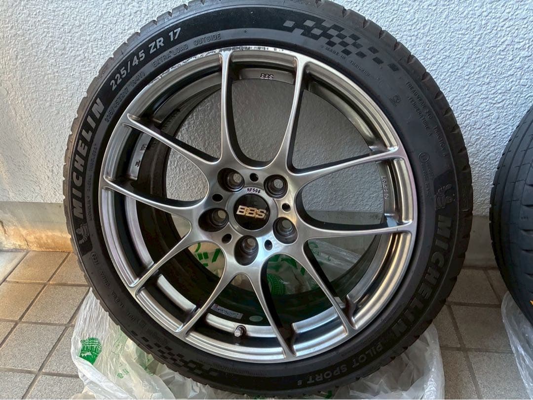 【じむにん】BBS RF506 17インチホイールセット　人気カラーDB