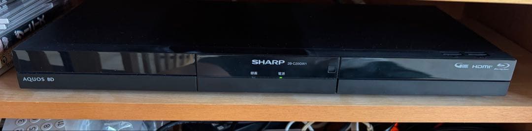 SHARP 2B-C20GW1 ブルーレイディスクレコーダー
