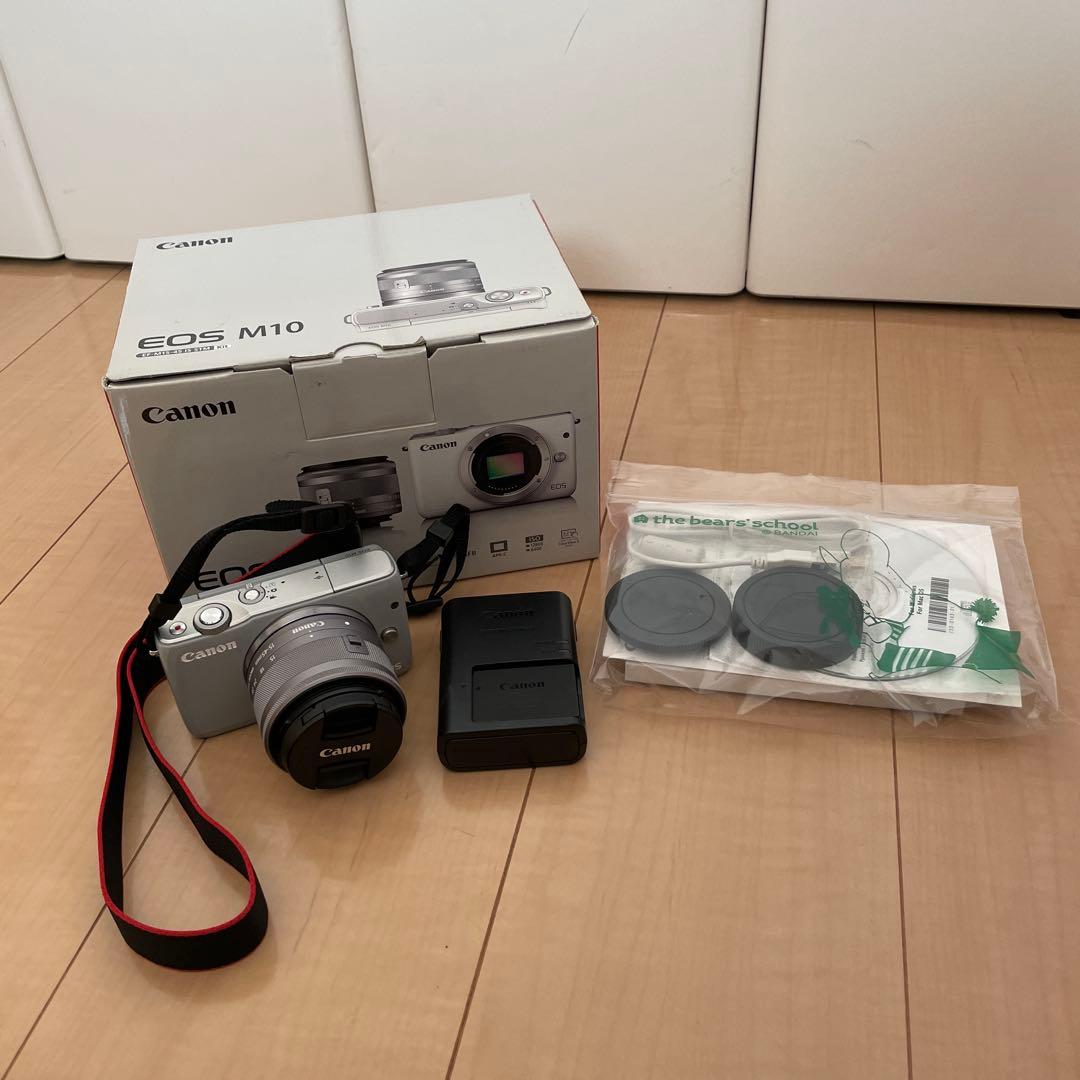 Canon ミラーレス一眼　EOS M10 デジタルカメラ　グレー