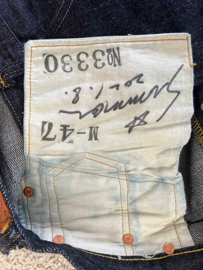 新品未使用　S409XX W35 L36 ワンピースオブロック　M-47