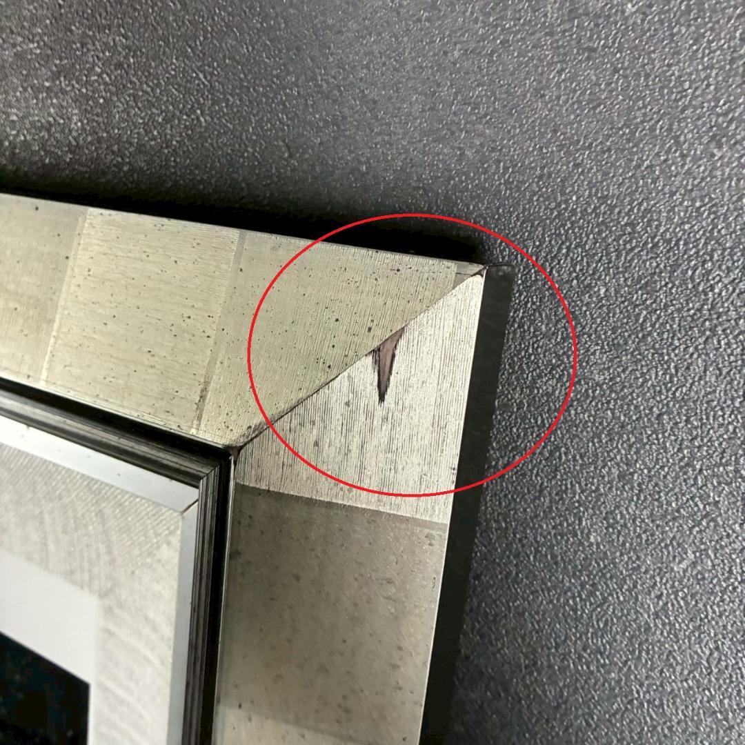 シム・シメール「レパードムーン」ジークレー 大作 直筆サイン入 お洒落な額装