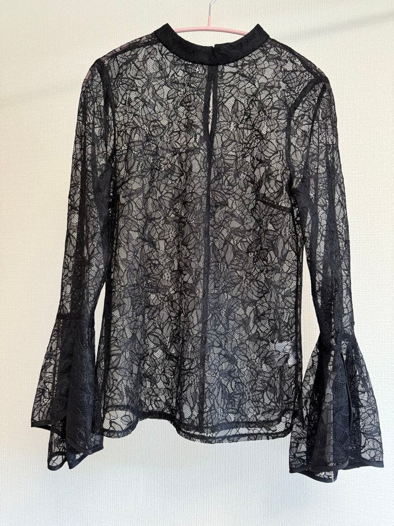 お正月限定価格‼️ANDRESD 【新品未使用】ベルスリーブスリットドレス M