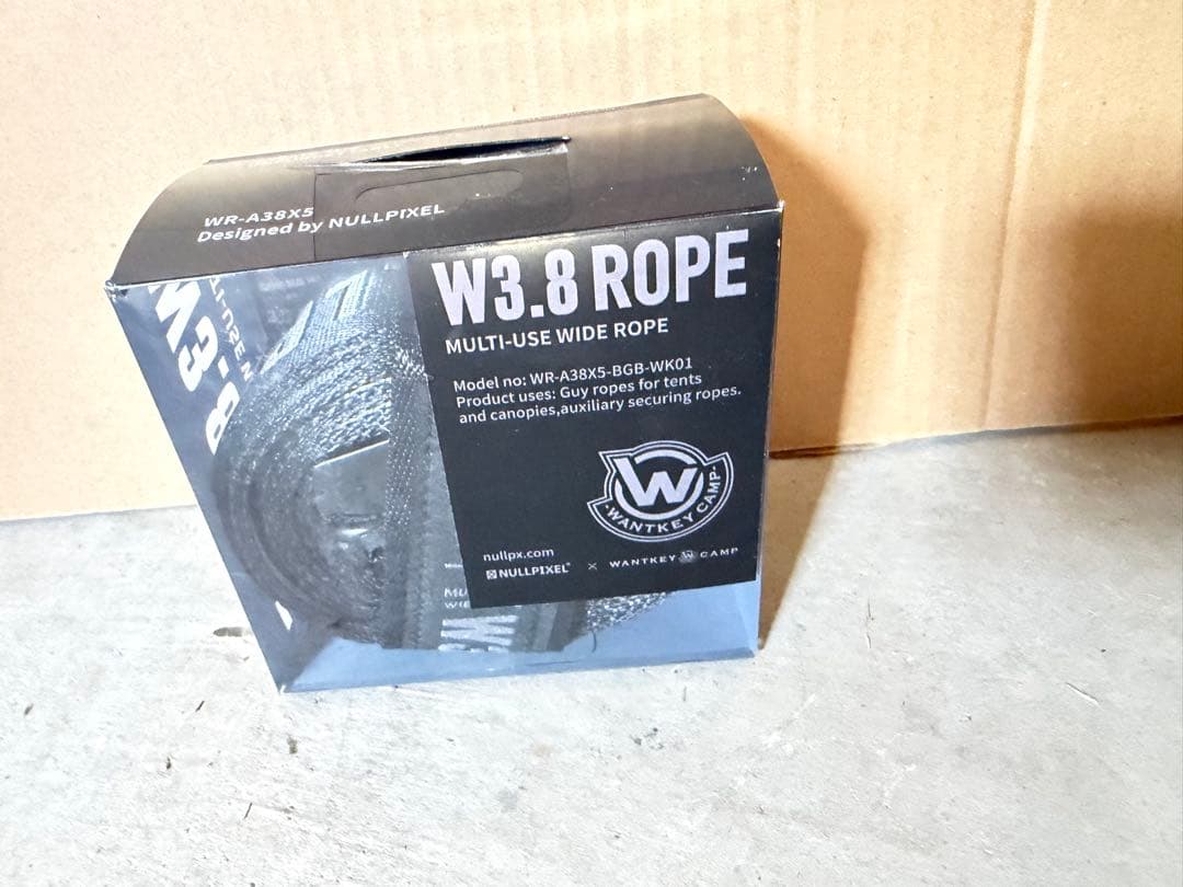 ウォンキーキャンプ　NULLPIXEL ロープ　ガイロープ　テント　タープ　新品