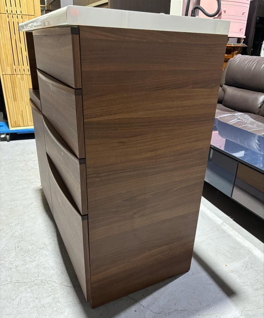 最高級 PAMOUNAキッチンカウンター、キッチンボード、幅100Used/美品