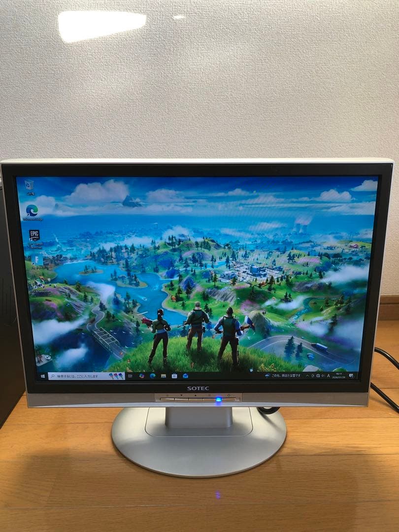 ゲーミングPC モニター　キーボード　マウス　フルセット　GTX1050Ti