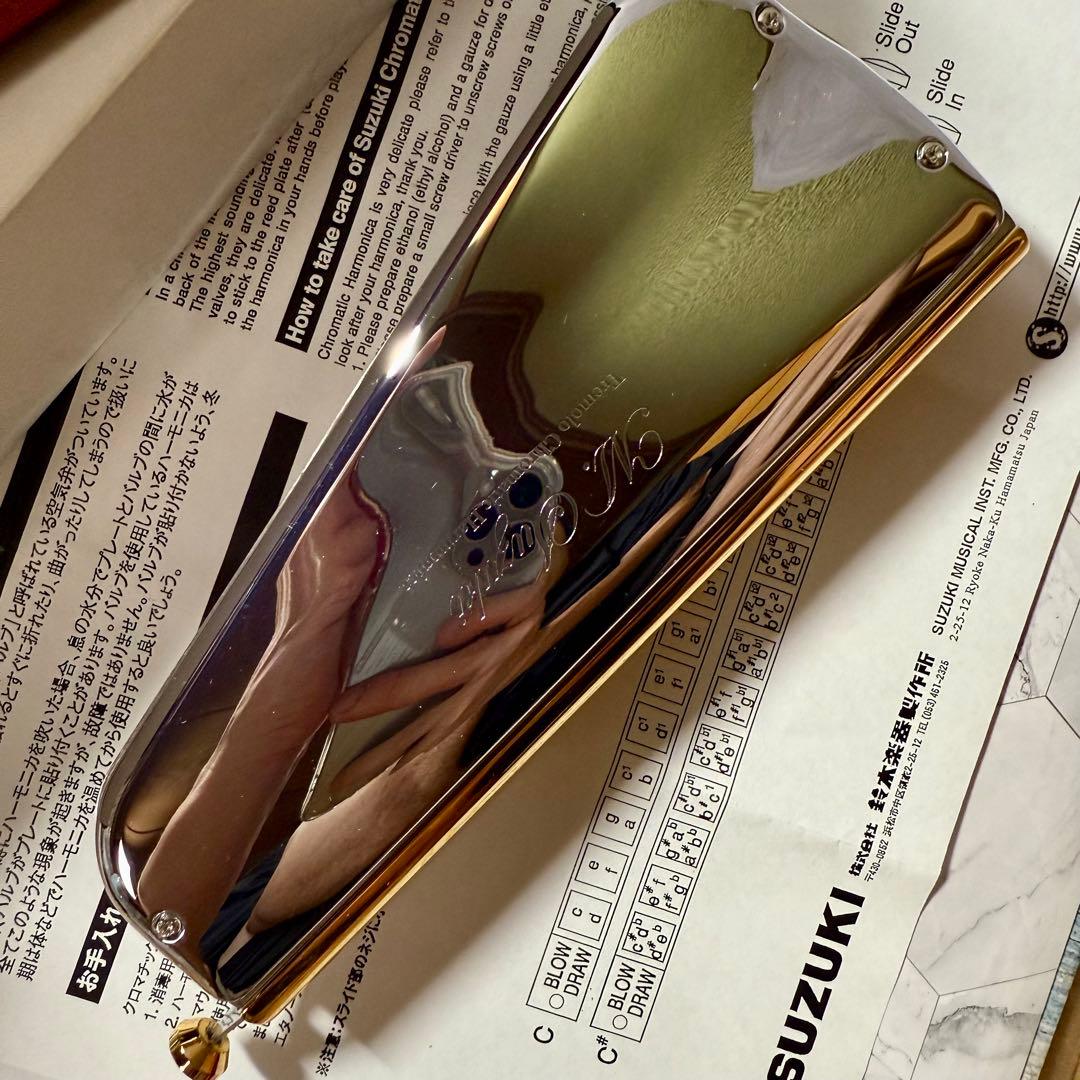 M.SUZUKI スズキ　SCT-128 トレモロクロマチックハーモニカ
