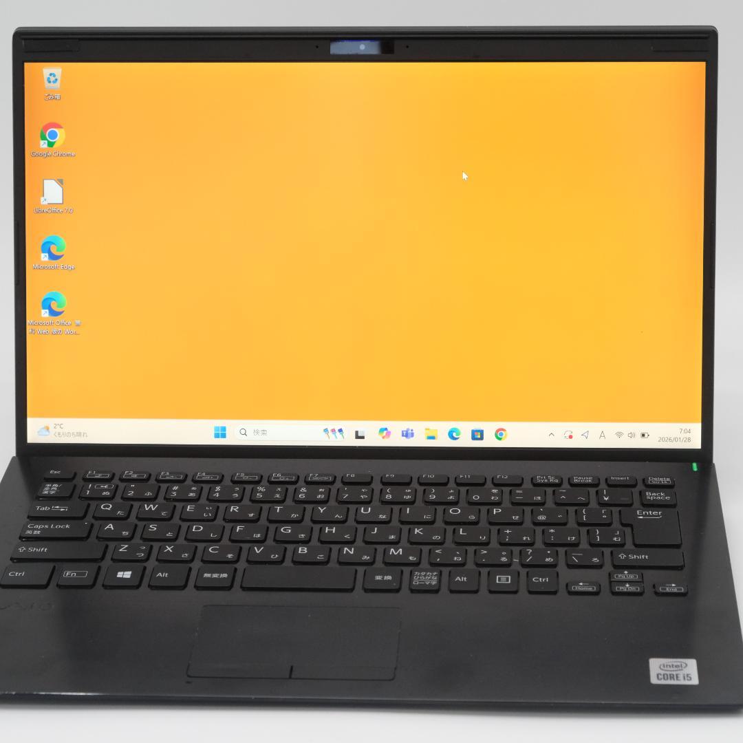 Windowsノート本体 VAIO VJPK13 i5-1035G1 8GB SSD256GB Win11