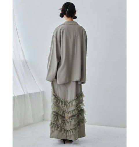 niana トランスペアレントヘムセットアップドレス 2点セット