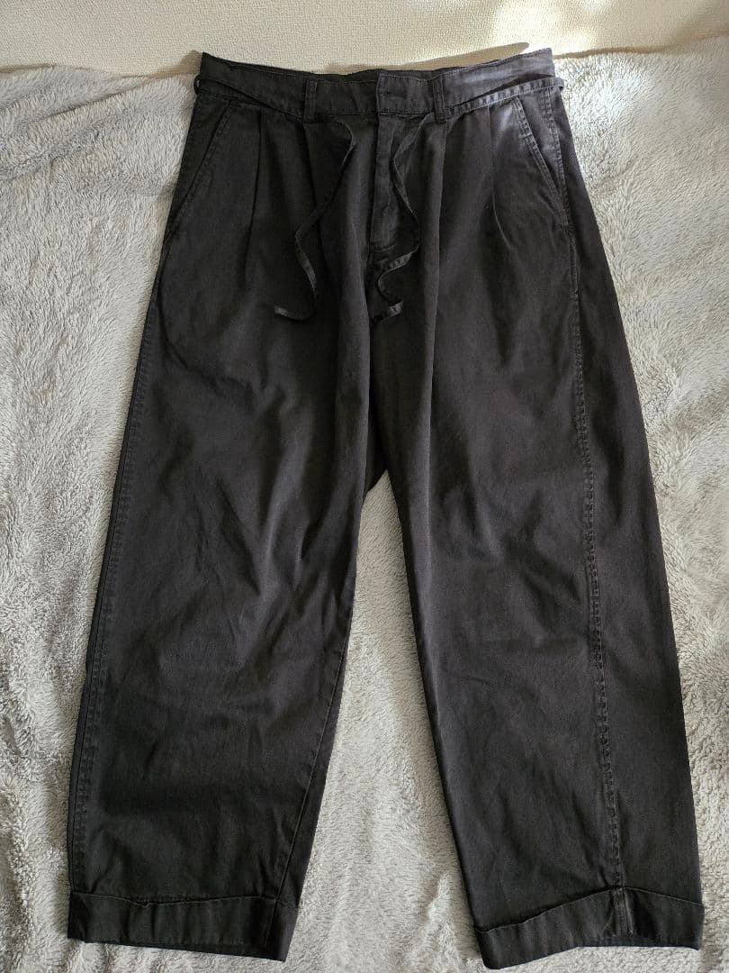 パンツ CAHLUMN Organic Cotton 2 Tuck Chino Pant