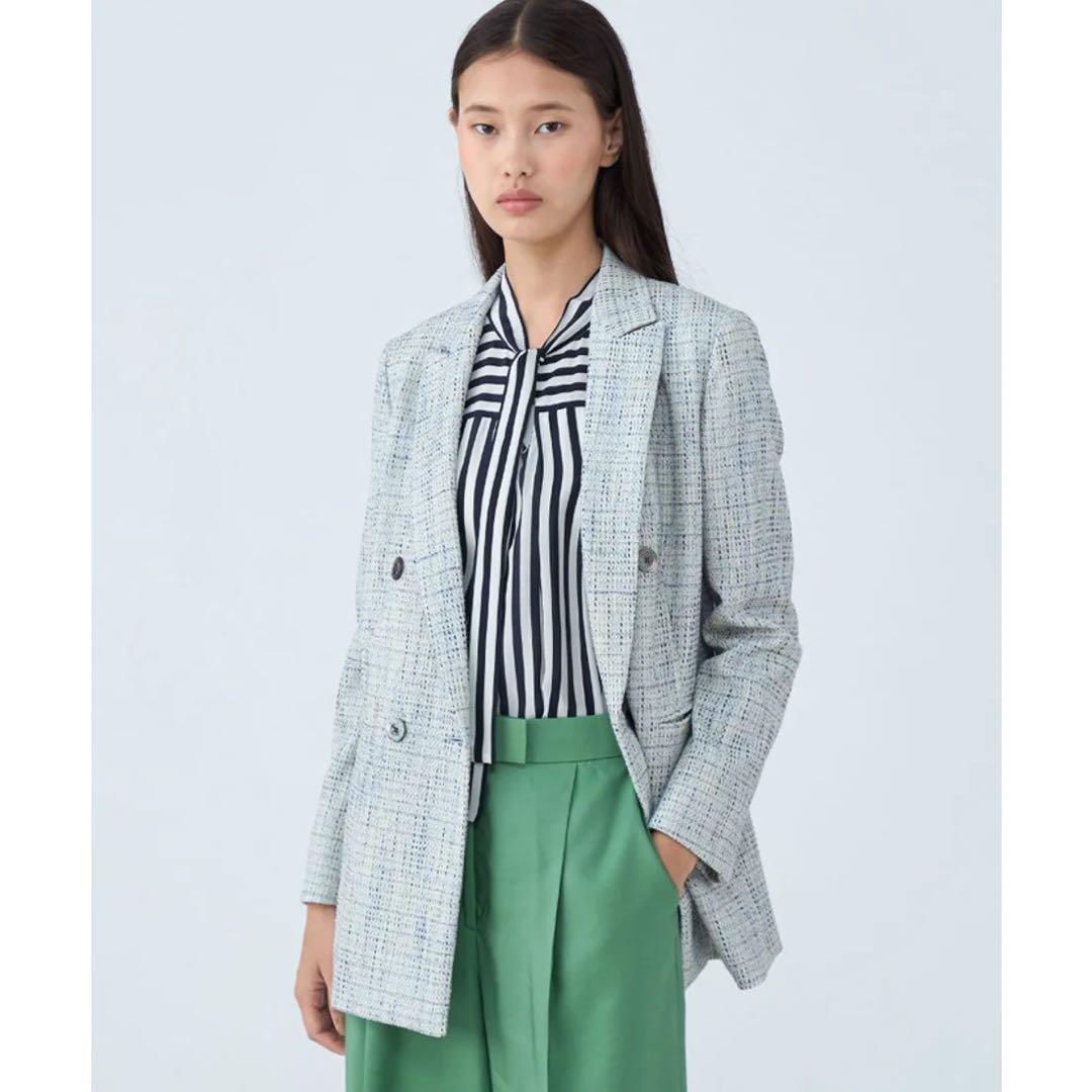 トゥモローランドTOMORROWLANDファンシーテープダブルブレストジャケット