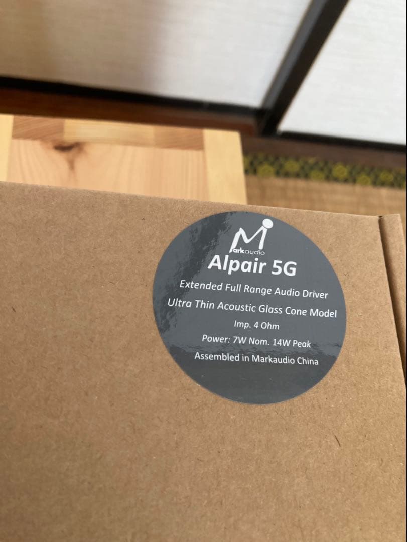 markaudio Alpair5G➕自作エンクロージャー