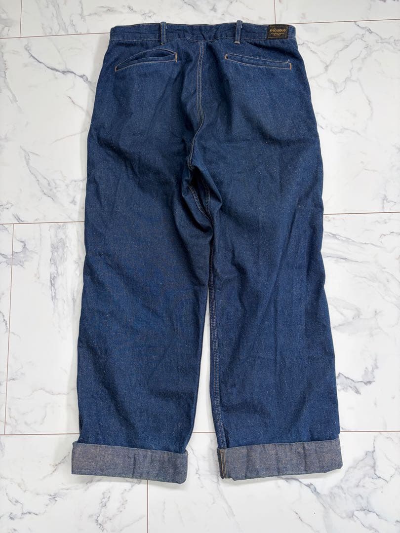 BY GLADHAND ワークパンツ ダークブルー