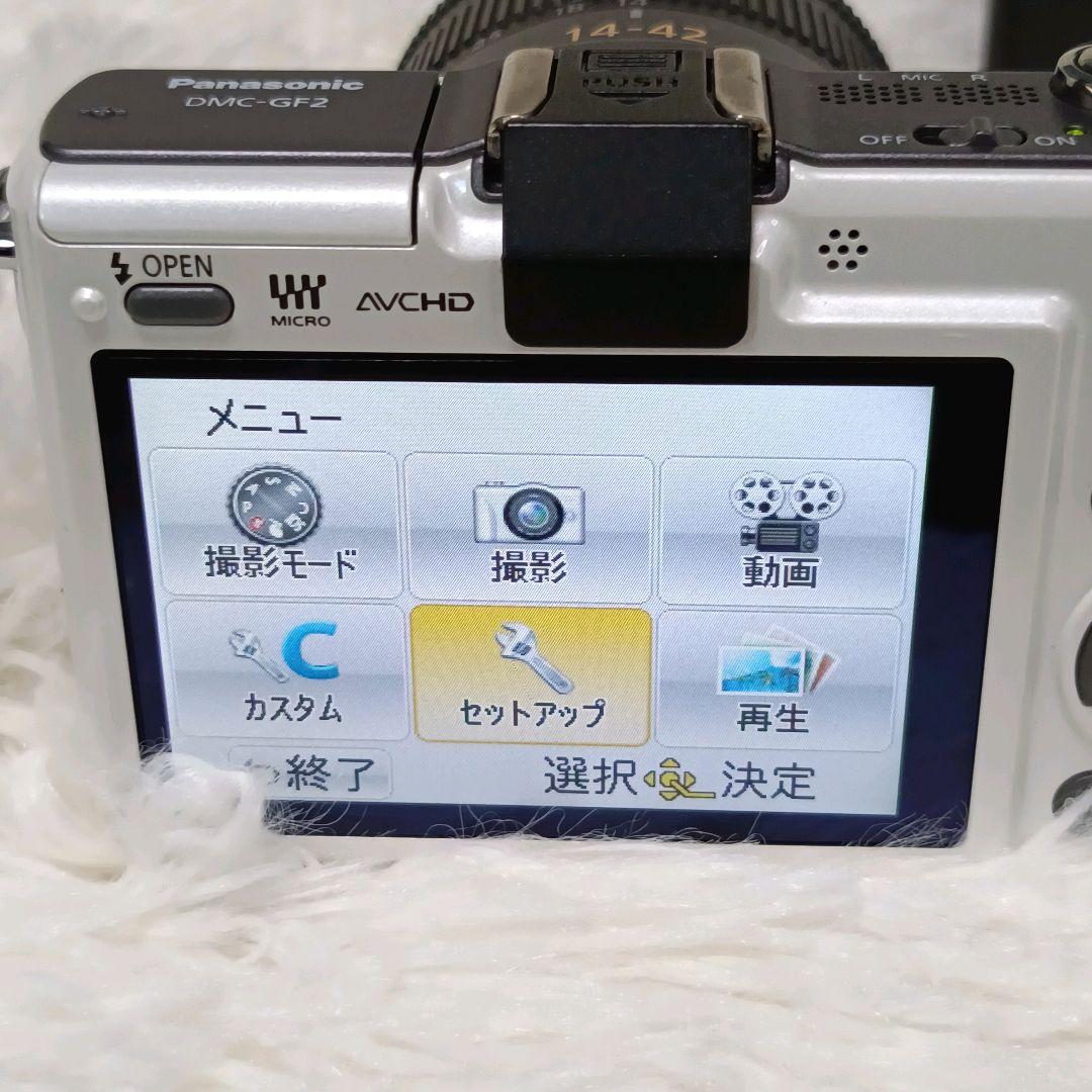 【人気カラー】Panasonic LUMIX GF2 ミラーレスカメラ