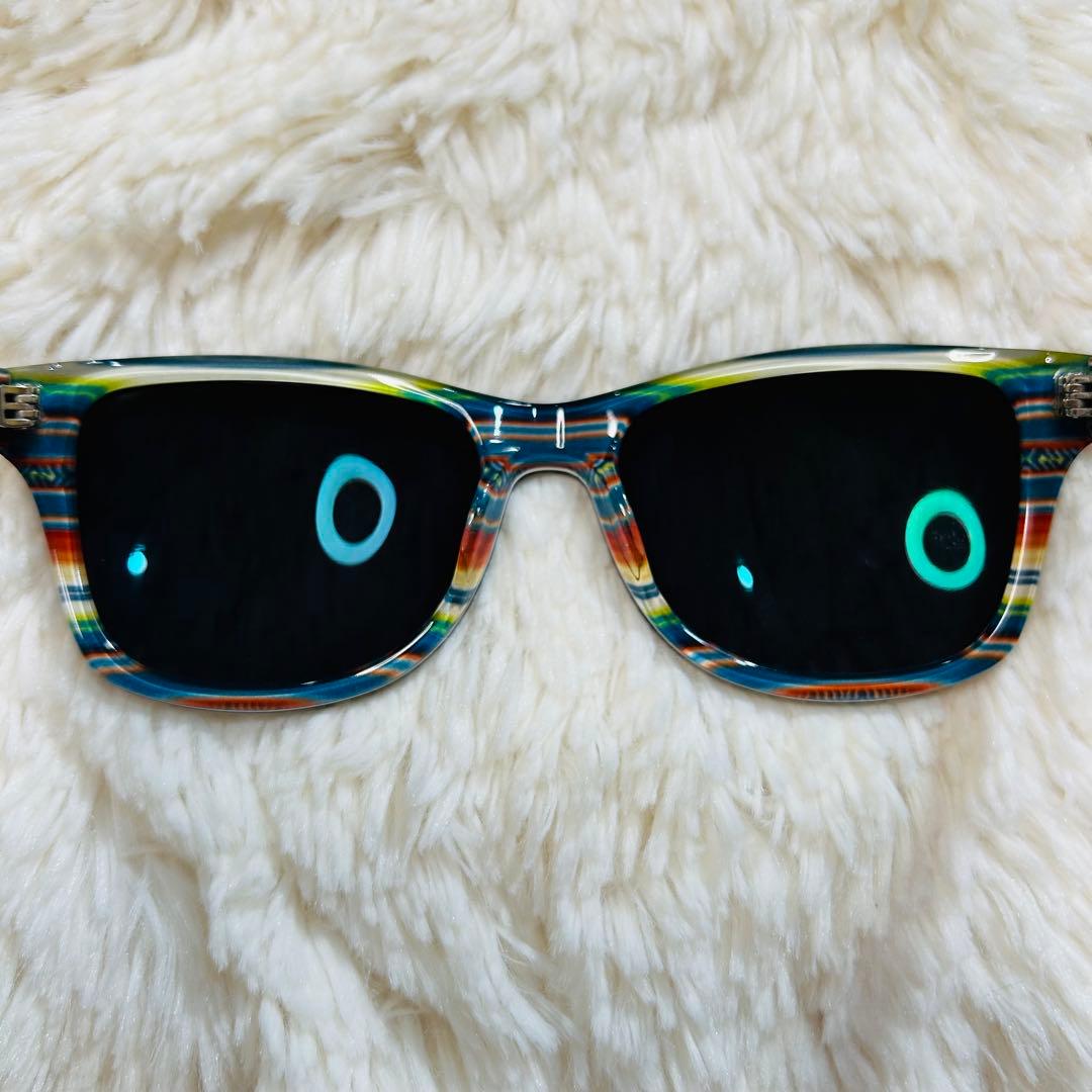 松尾泰明様用☆極美品☆シュウッド × ペンドルトン サングラス ブラックウッド調