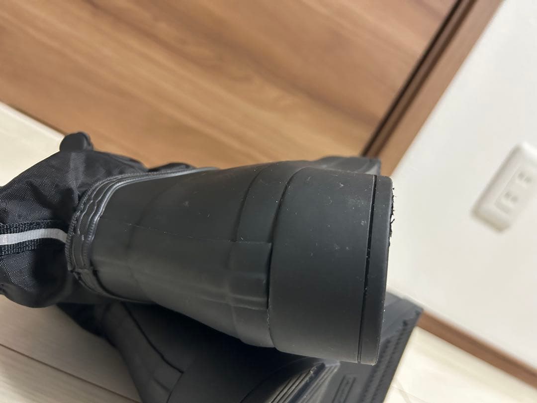 ✨美品✨HUNTER 防水 レイン ショートブーツ スノーブーツ ブラック