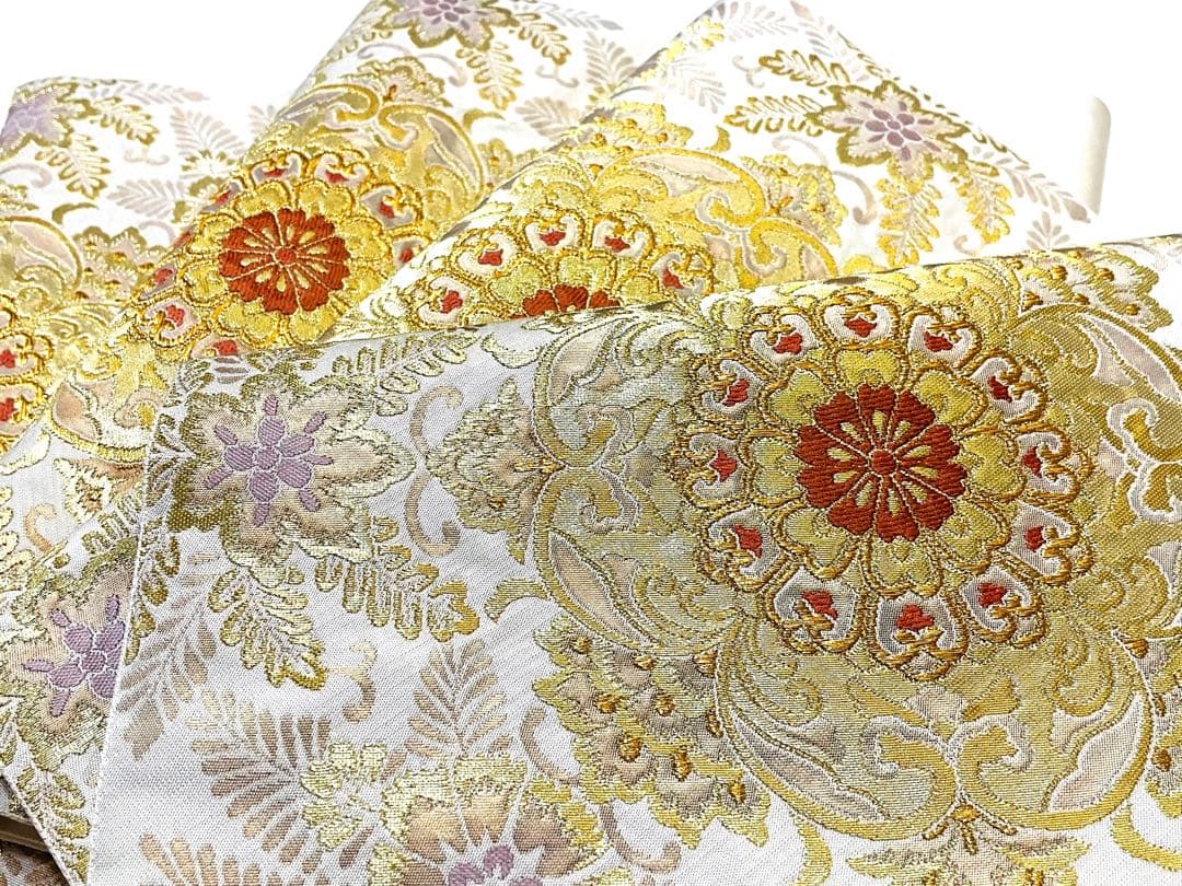 逸品♡ 西陣織　豪華♡金糸　礼装用　正絹　袋帯