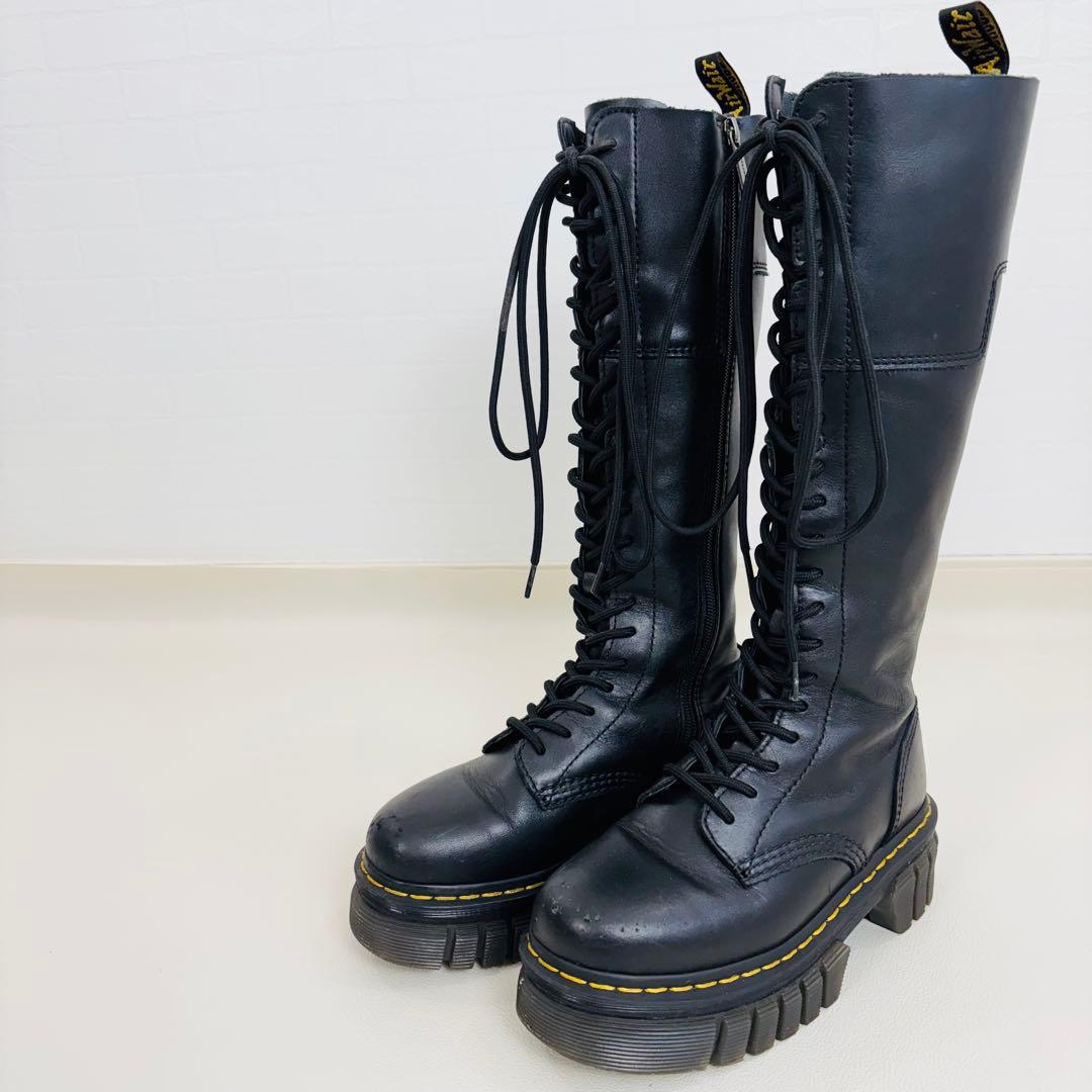 2735　ドクターマーチン AUDRICK ロングブーツ 20ホール　厚底ブーツ