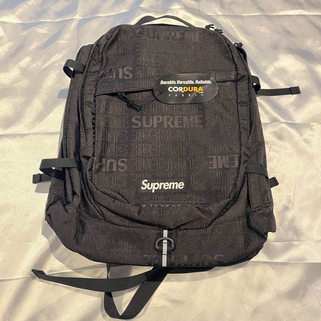 Supreme シュプリーム バックパック リュック コーデュラ 黒 ブラック