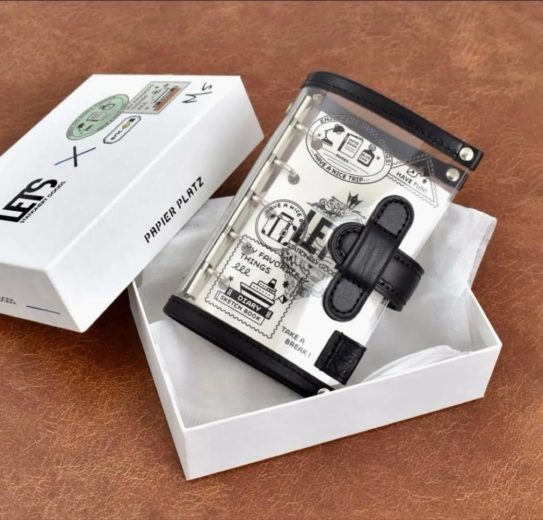 未開封　eric　LETSクリアシステム手帳 / M5 / ブラック