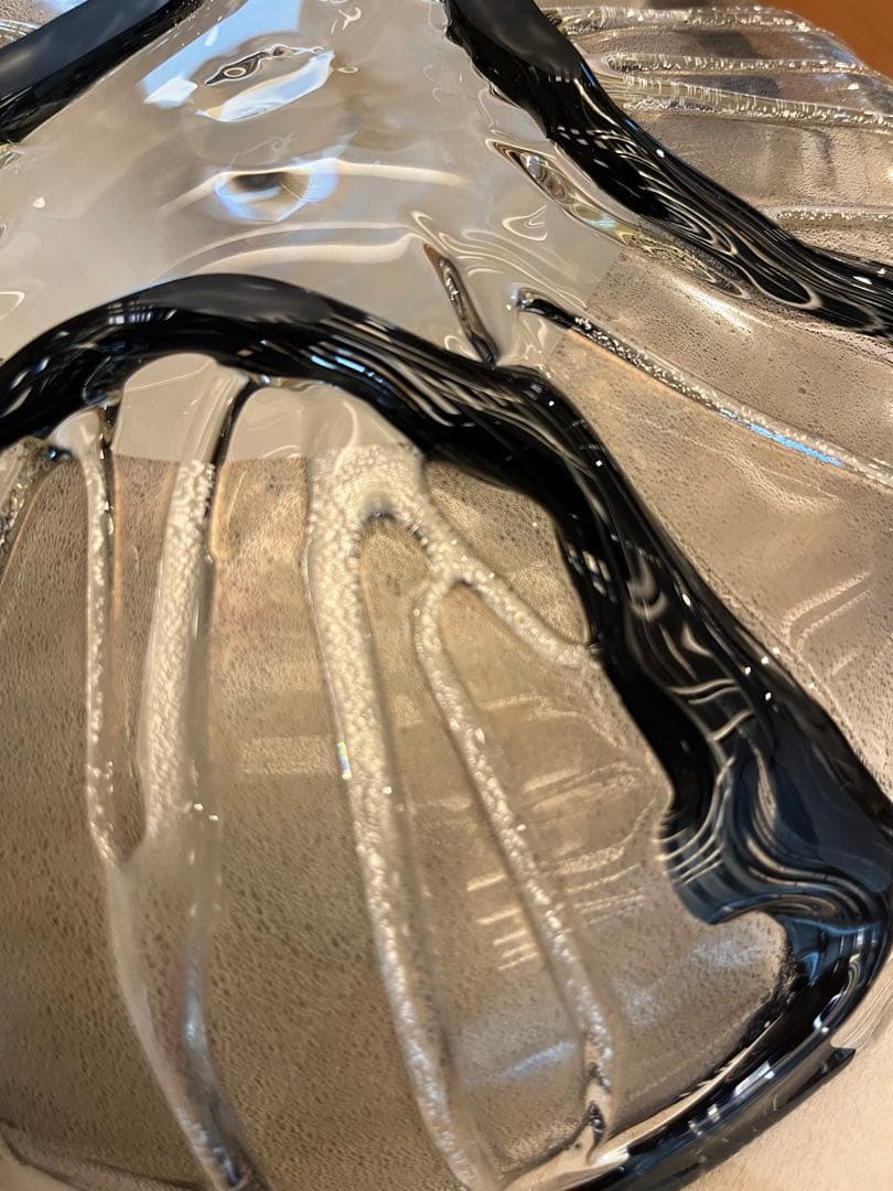 西中千人作　ガラス　大鉢　最終値下げ