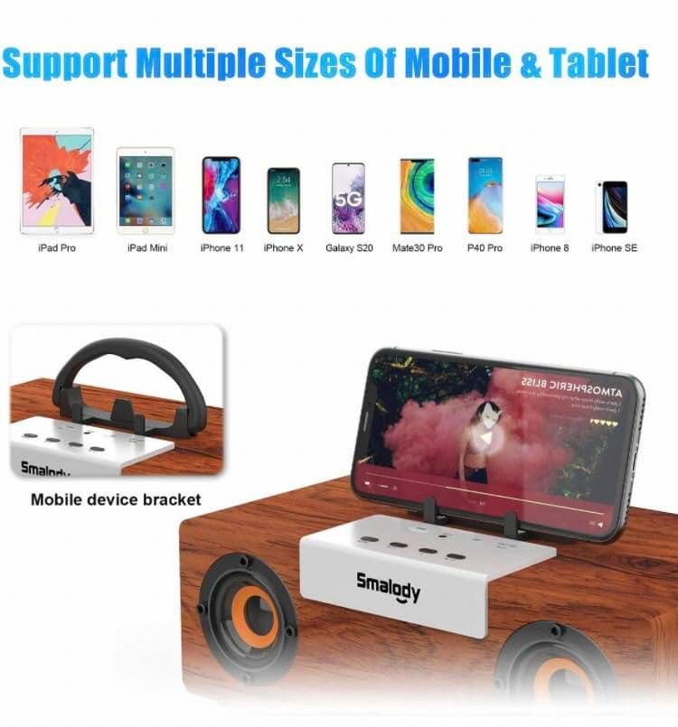 木製 Bluetooth ワイヤレス スピーカー 衝撃的 重低音