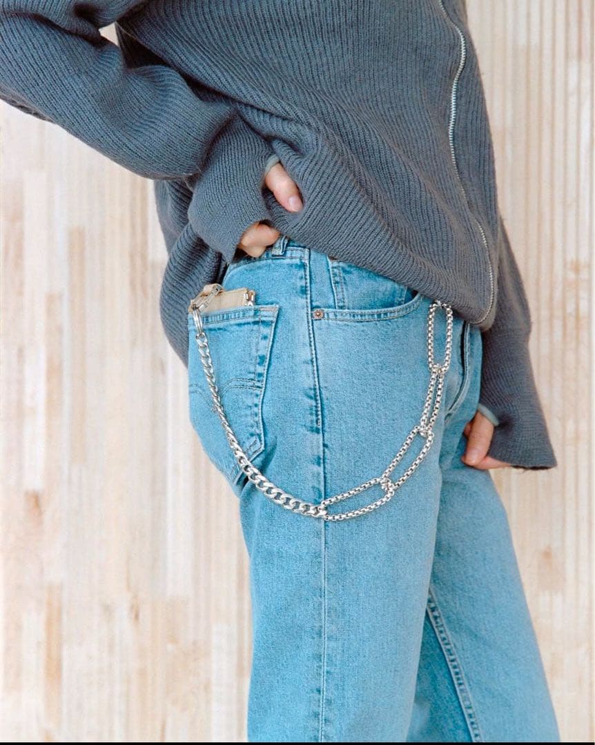 HIDAKA ウォレットチェーン シルバー