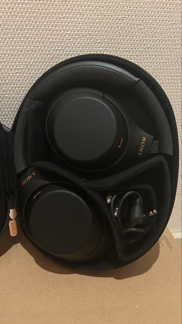 【美品】SONY WH-1000XM4 BLACK ワイヤレスヘッドホン 無線