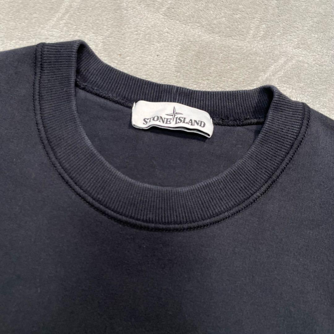 ストーンアイランド　スウェットトレーナー　ブラック　S
