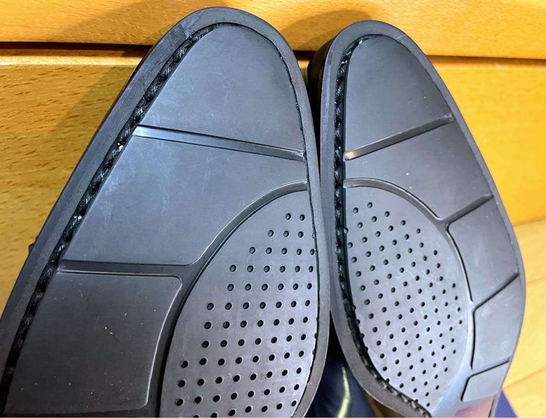 【ゆっけ様】リーガルビジネスシューズモンクストラップスクラッチタフレザー24.5