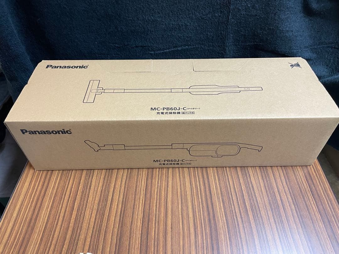 【新品未使用】パナソニックパワーコードレス掃除機 MC-PB60J-Cアイボリー