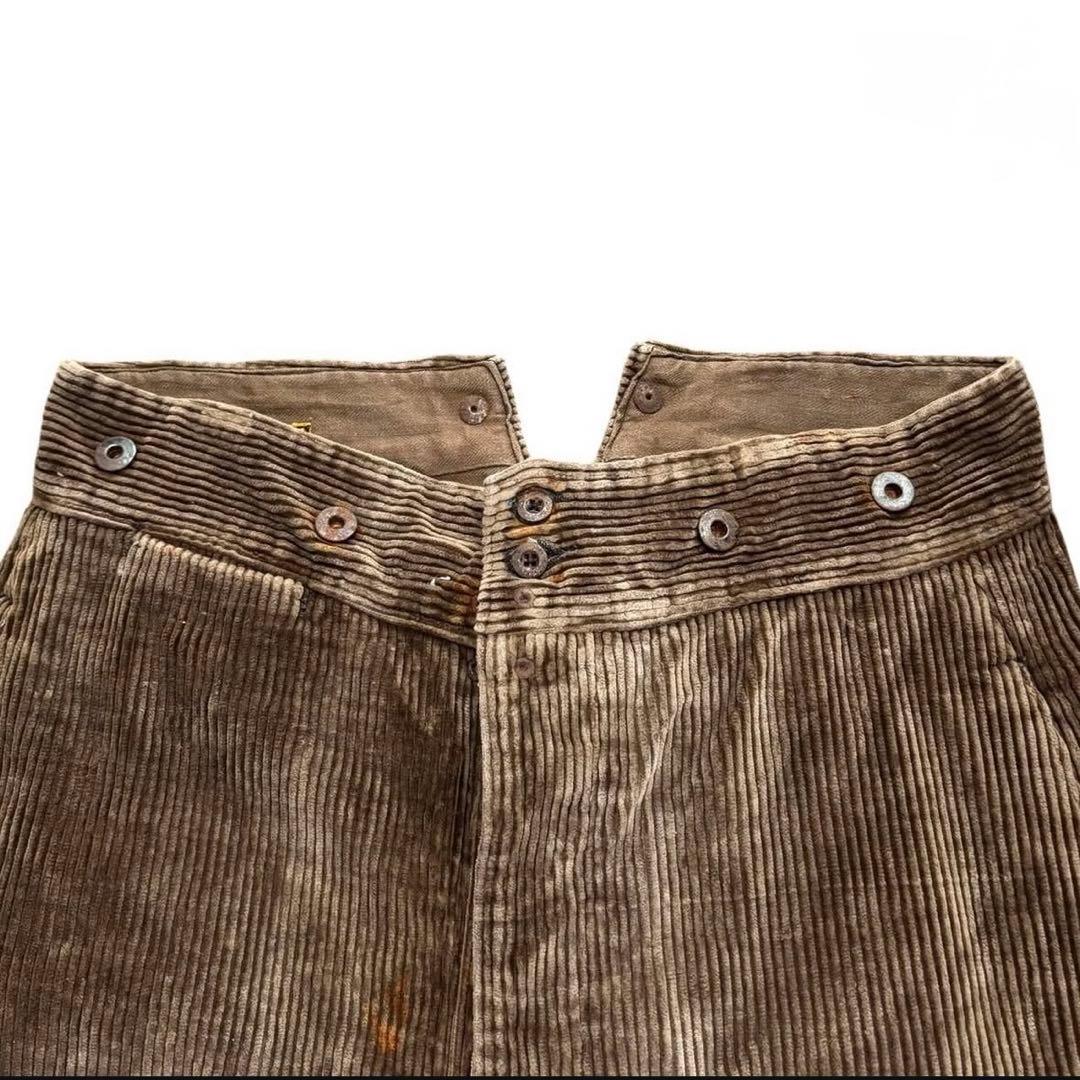 50s ヴィンテージ フレンチ コーデュロイパンツ ユーロ ビンテージ 古着