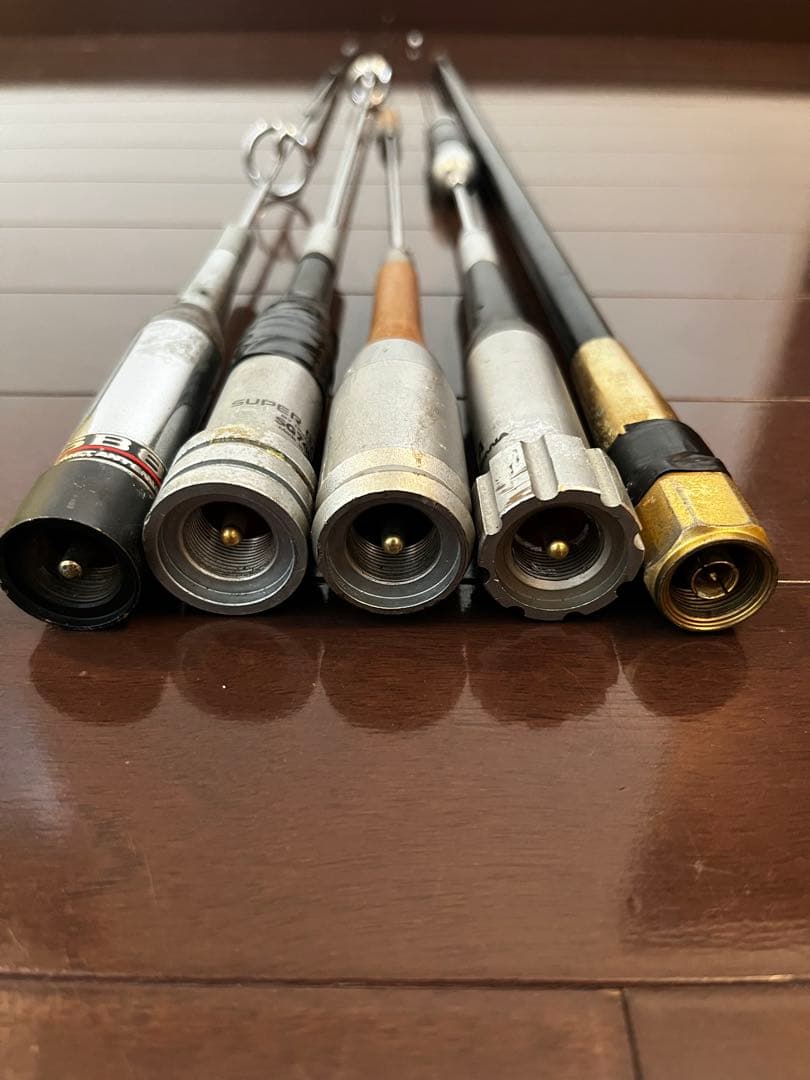 今月16日まで値下げ❗️アマチュア無線用？アンテナ5本セット　当時物