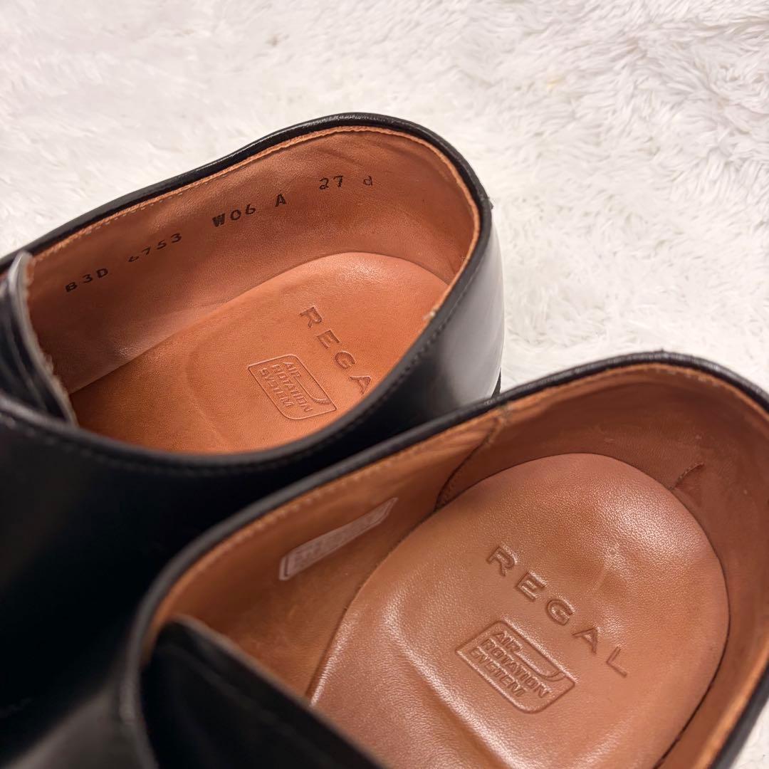 良品✨REGAL リーガルモンクストラップレザー　ブラック　27cm