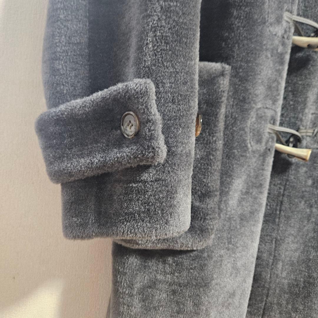 美品　FURFUR ファーファー　ボアダッフルコート グレー　ロング