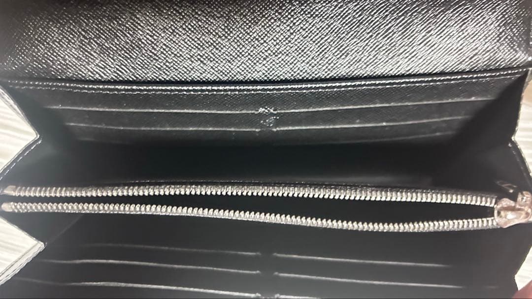【美品】Louis Vuitton シルバー 長財布