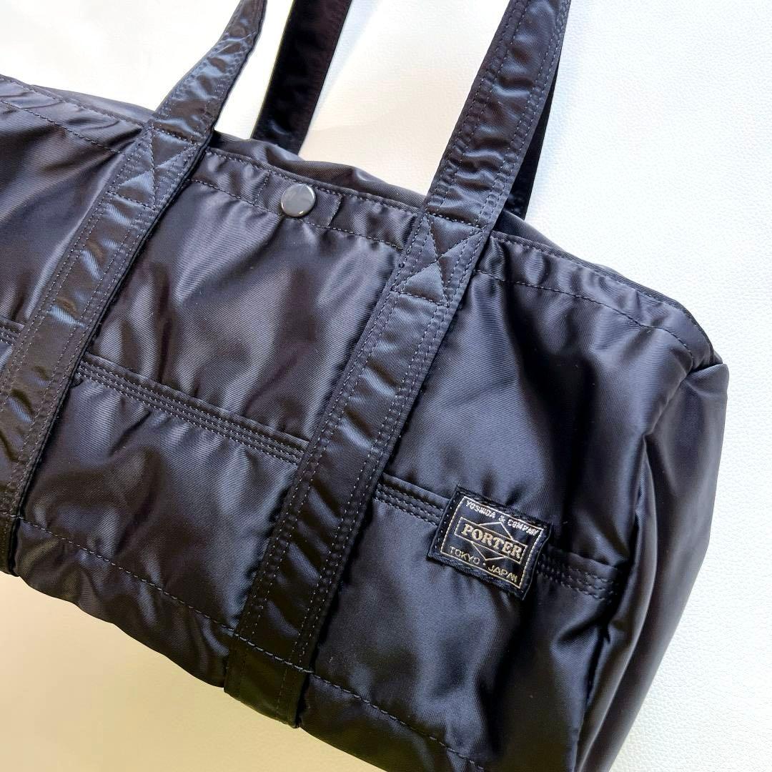 未使用級 ポーター タンカー ダッフルバッグ 黒 ナイロン ボストン