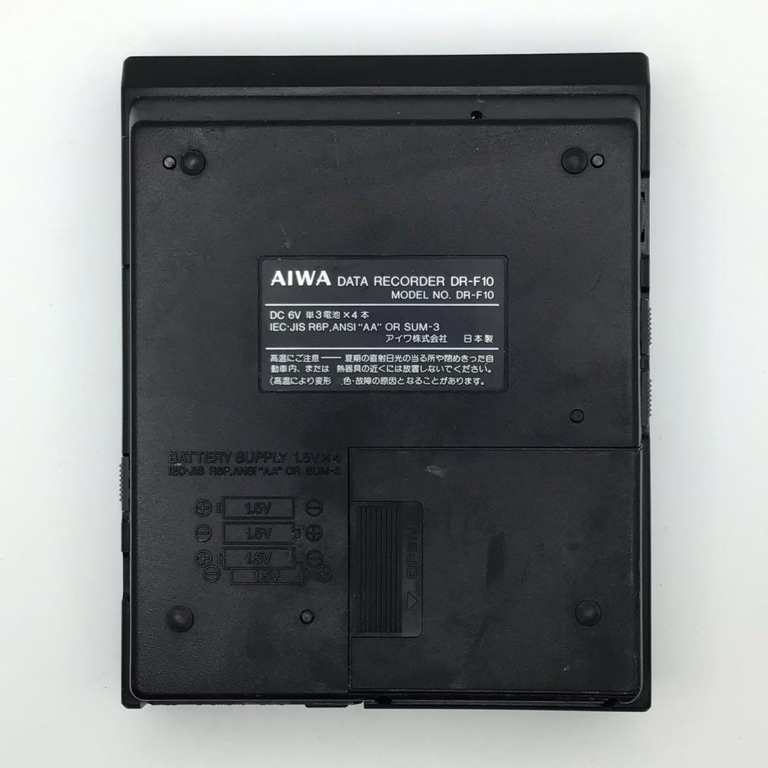 AIWA DR-F10 カセットレコーダー ブラック アイワ ACアダプター付