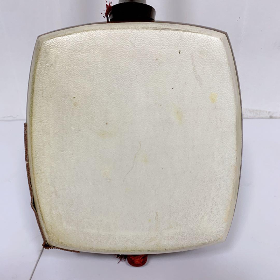 【送料込】高級 三味線 中棹 紅木 津軽張り 東触り 丸打ち胴 ケース付き