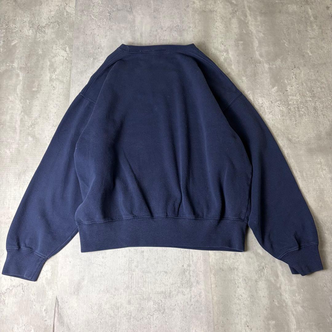 90s 韓国製 OLD GAP オールドギャップ ブランク 無地 スウェット 紺