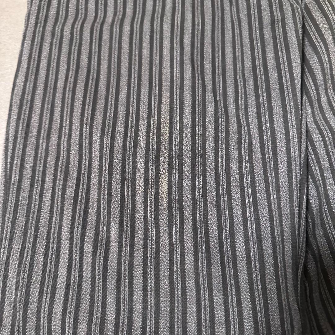 40s 50s ユーロ　フレンチ　ワーク　ストライプ　パンツ　スラックス　グレー