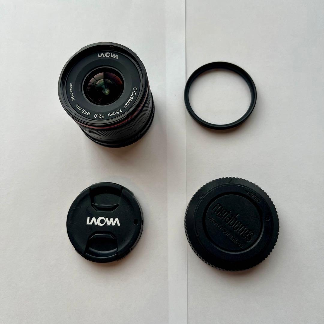 LAOWA 単焦点 広角レンズ 7.5㎜ F/2 MFT