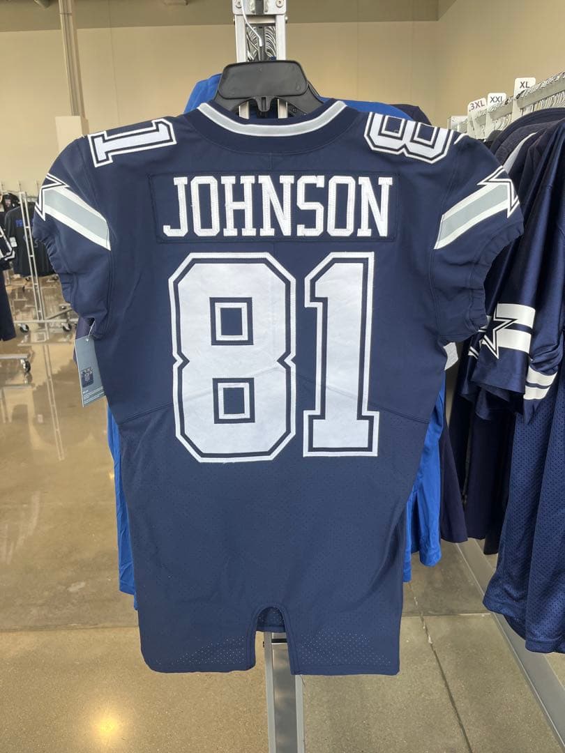 Johnson 選手着用済み ダラス・カウボーイズ ユニフォーム