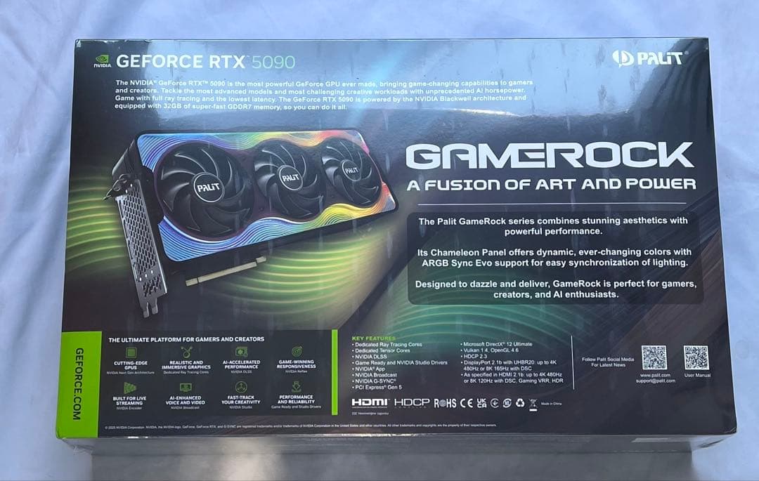 【新品未開封】PALIT GeForce RTX 5090