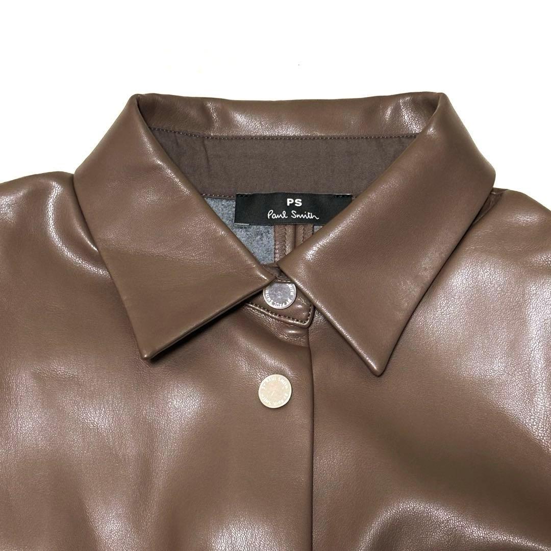 美品 ✨ポールスミス PS PaulSmith レザー シャツワンピース ロング