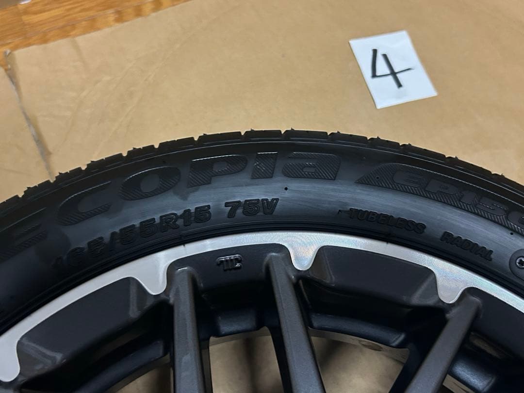 NBOXカスタムターボ【JF5】　15インチ純正ホイール＋タイヤ　4本セット