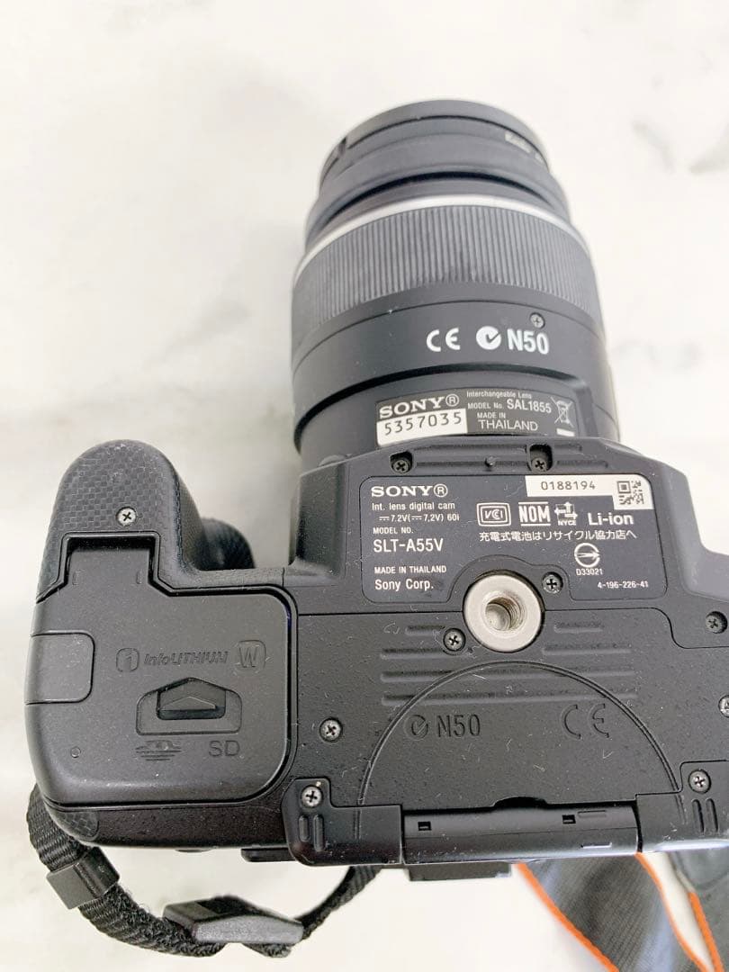 ＃SONY α55 SLT-A55V レンズキット　デジタル一眼レフカメラ