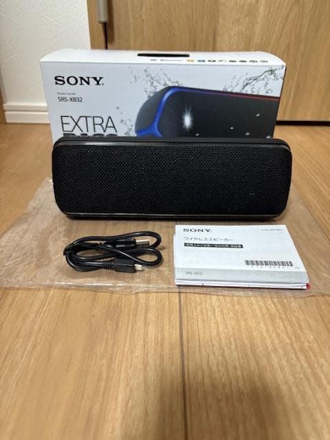SONY SRS-XB32 ワイヤレススピーカー ブラック　NO1