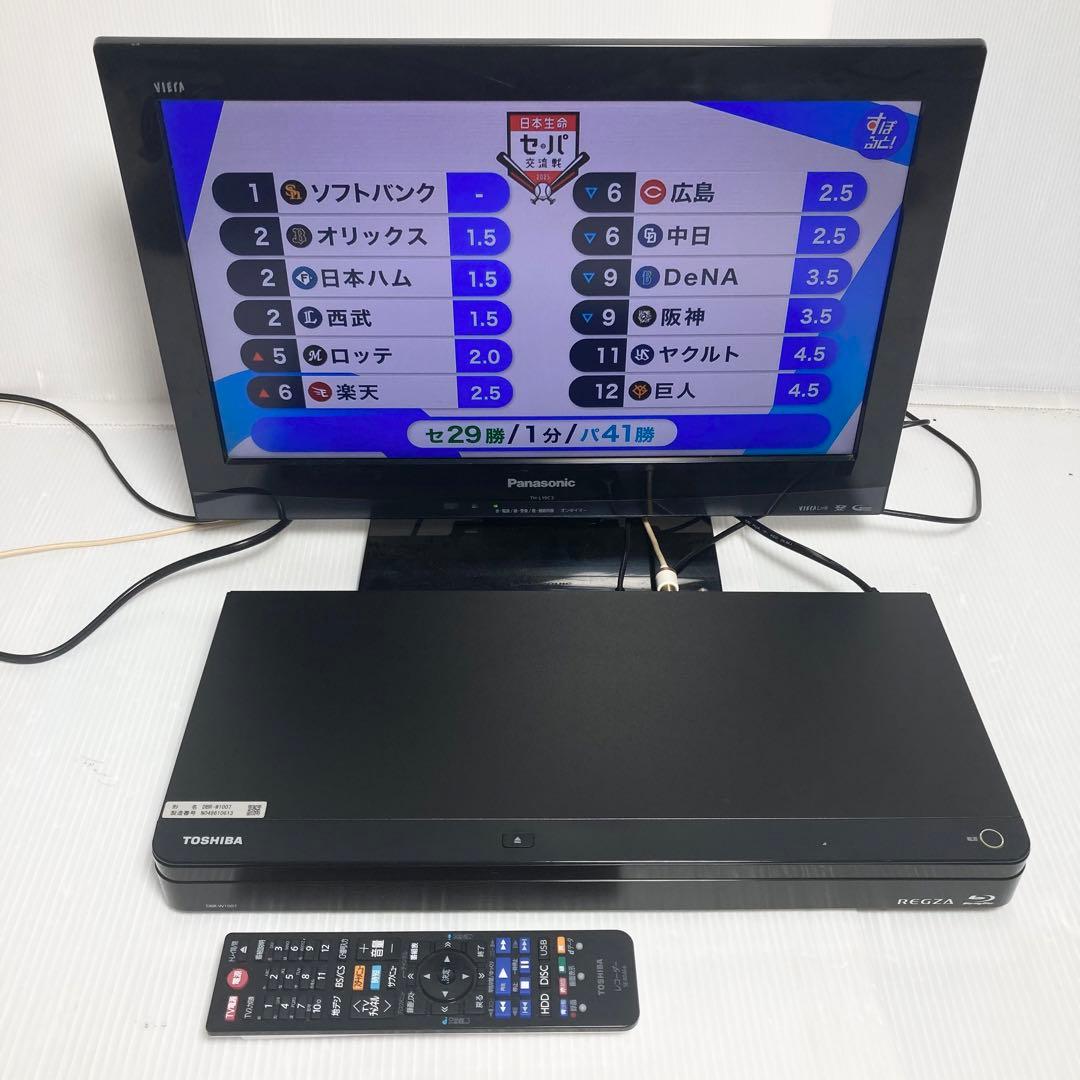 美品 東芝 REGZA ブルーレイレコーダー DBR-W1007 2018年製