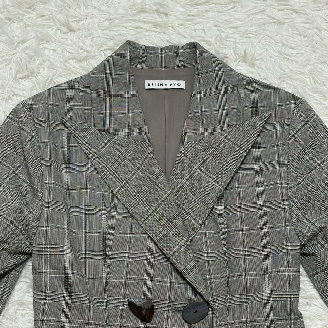 ◎極美品 レジーナピョー NICOLE JACKET M相当ブラックチェック 1